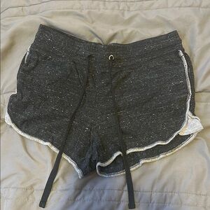 Women's Black Drawstring Shorts